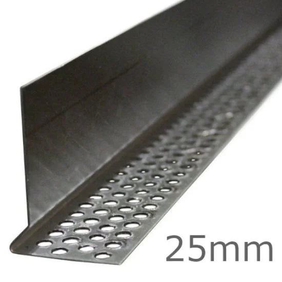 25mm Hardie Plank Aluminium Starter Profile with Ventilation 3m Length